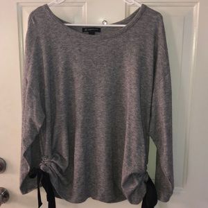 Grey and black INC women’s sweater